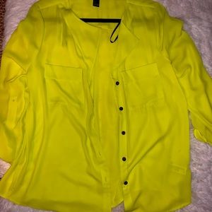 Forever 21 neon blouse